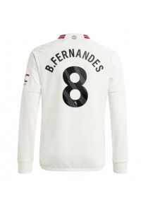 Manchester United Bruno Fernandes #8 Jalkapallovaatteet Kolmaspaita 2023-24 Pitkähihainen